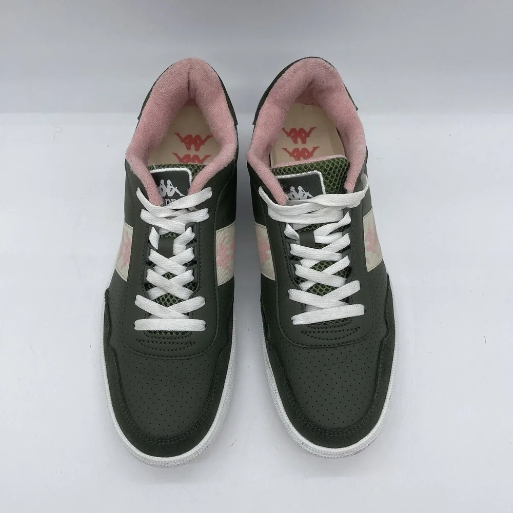 Kappa 222 Banda‎ Barnel Men's Size 9.5 Lifestyle Sneakers 82077 Green/Pink Shoes